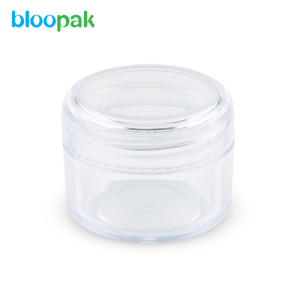 PP plastic round cream container skin care PP cream jar 