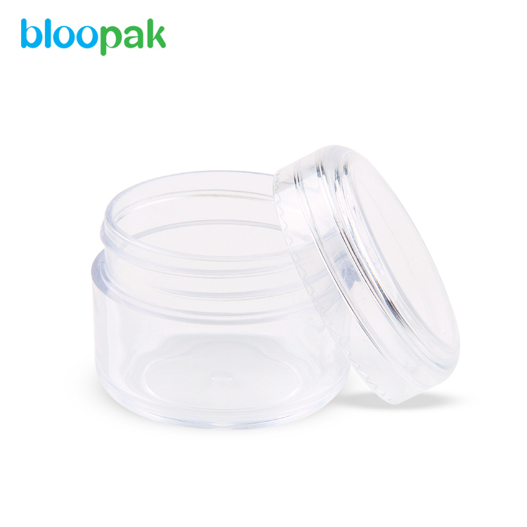 PP plastic round cream container skin care PP cream jar 