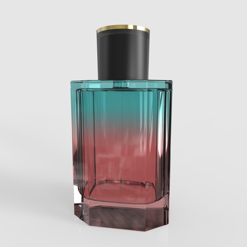 98ml Fancy Glass EAU De Parfum Bottle Set In Unique Design French Style 