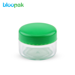 25ml cosmetic container makeup sample jar PS clear plastic jar
