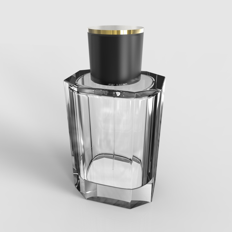 98ml Fancy Glass EAU De Parfum Bottle Set In Unique Design French Style 