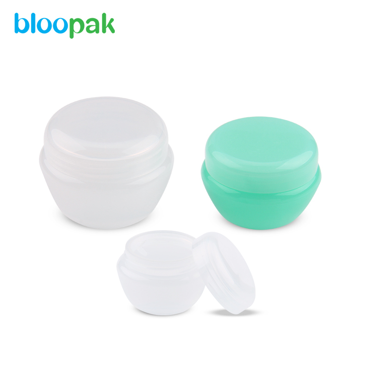 PP plastic round cream container skin care PP cream jar  J8630