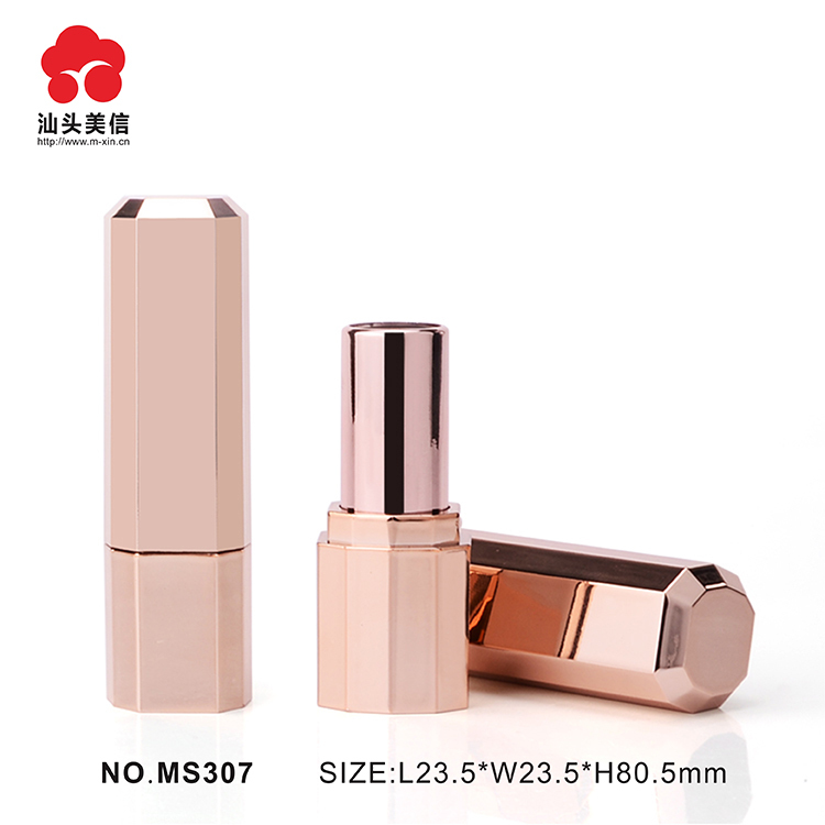 Factory price Wholesale Customized Fashionable Round Shaped with Unique Plastic Cosmetic Lip Balm Tube / Lipstick tube Packaging