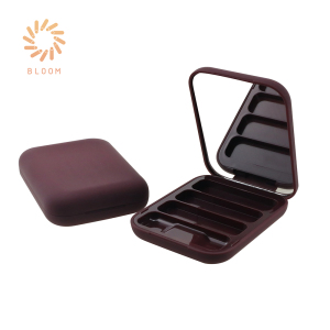 New design Empty Cosmetic Container 3 Steps of Sculpting Face Palette Highlighter Case with Mirror 