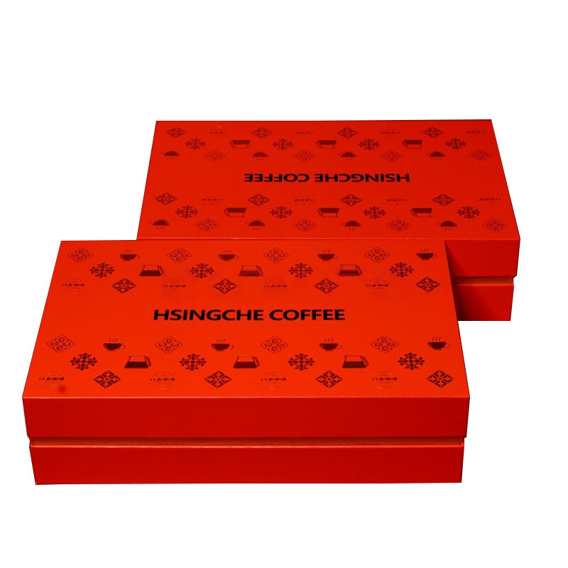 Red Gift boxes 2020 Hot Sale  packaging For Sugar Food Coffee Bean Tea Tin Can Ceramic mug gift box