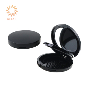 Two-layer Makeup Empty Foundation Case Pressed Powder Packaging with Mirror