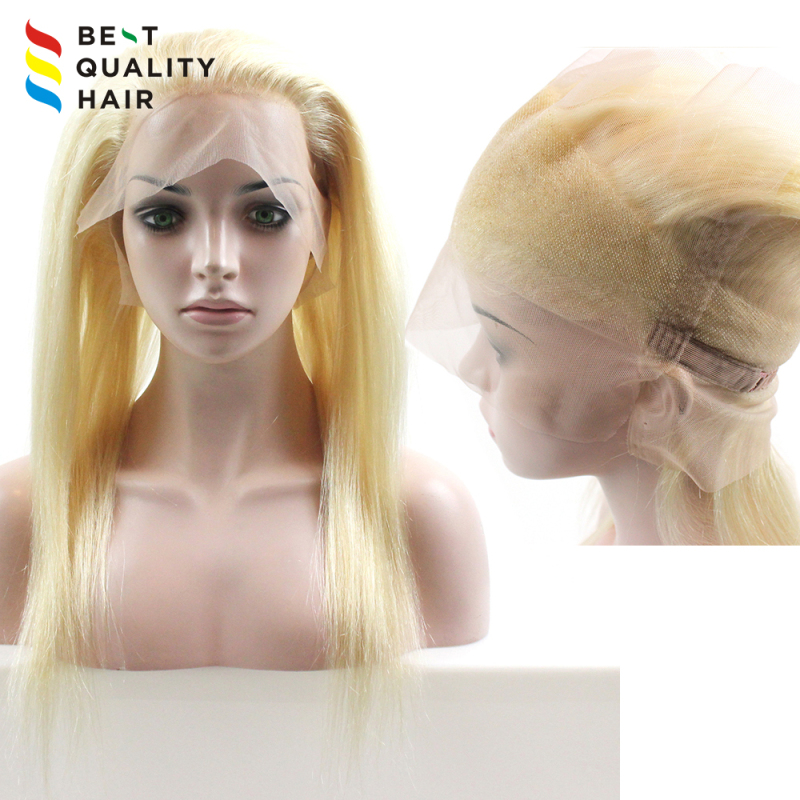 Custom made 613 blond color full lace wig