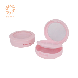 Double Way Powder Case Make up Plastic Blusher Compact Container Manufacturer 