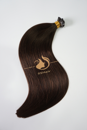 SSHair // Flat Tip Hair Extensions // Remy Human Hair // 2# // Straight 