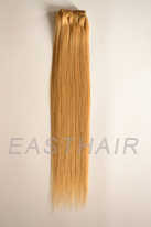 Straight blonde human hair weave high quality 100% human hair weft