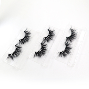 100% Real Mink Eye Lashes With Cardboard Boxes And Free Sample 