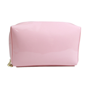 OEM Custom Logo Luxury Pink Cosmetic Bag Waterproof Large PU Makeup Bags for Women