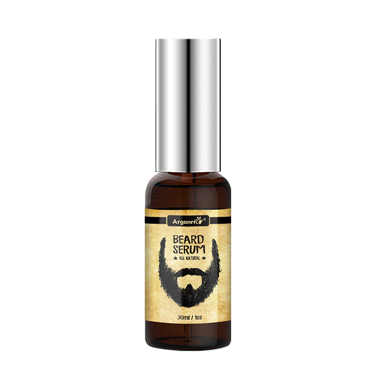ARGANRRO Branded private label customize ingredient and package vegan beard serum for beard clean moisturize and soften