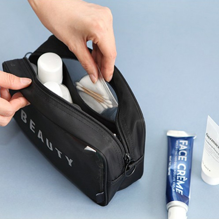 Fashion Women Travel Small Large Cosmetic Bag Set Makeup Mesh Toiletry Bags Toiletries Wash Organizer Pouch Case 