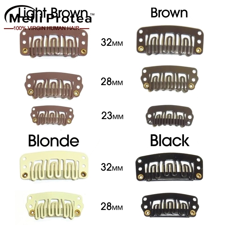 wholesale stainless steel silicone hair snap clips/human hair extension snap clips/easy snap hair clips wholesale 