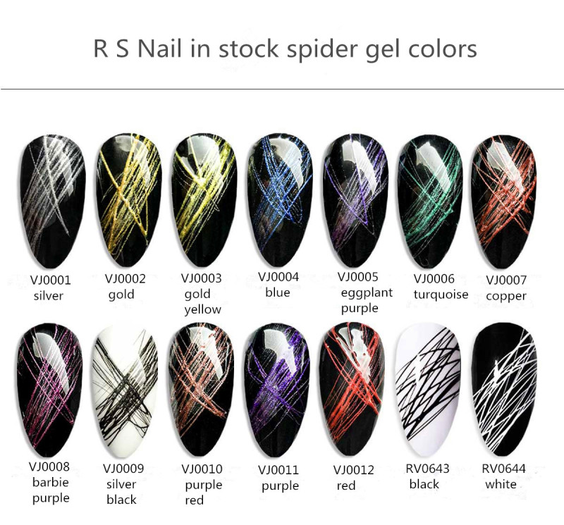R S Nail Spider Gel - 35 colors