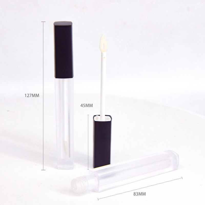China factory supplied top quality pink lip gloss tubes with wands, 15ml lip gloss tubes LG-001