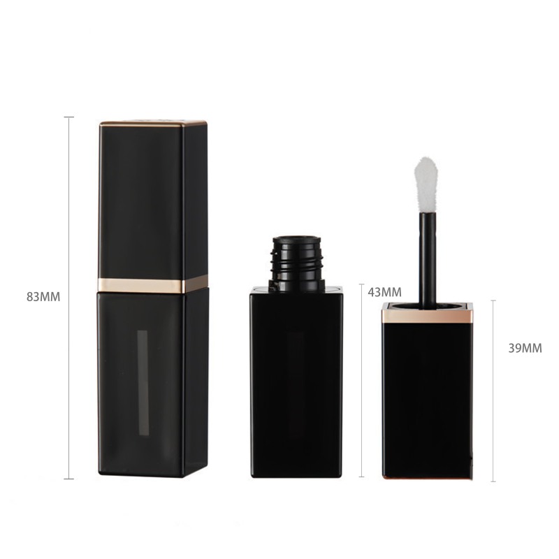 Custom size lip gloss empty 10 ml tubes containers, lip gloss tube with logo LG-001