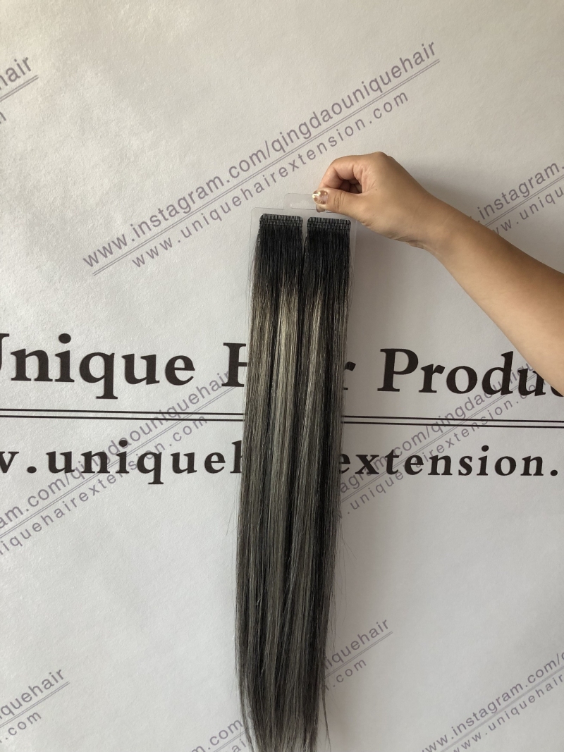 Tape in hair extensions factory tape hair extensions specialist double drawn hair extensions stock tape in wefts
