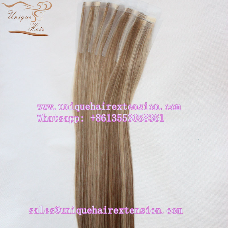 Piano color tape in extensions factory many tape in hair ready to ship factory price