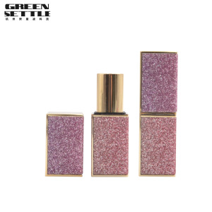 Profession Custom Luxury Matte Pink Empty Square Magnet Lipstick Tube Cosmetic Packaging 