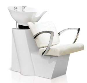 LY6617 PVC white or black shampoo chair
