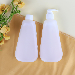 200ml Empty White Flat Plastic Bottle for Body Cream