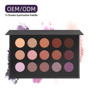 OEM/ODM business multifunctional 15 colors high performance matte eye shadow pearl shimmer effect eye shadow