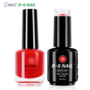 R S Nail one step gel & nail polish matching color set