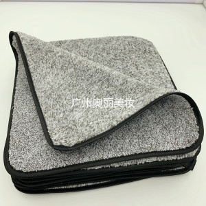 Bamboo charcoal fiber washcloth environmental cleaning products can also remove makeup