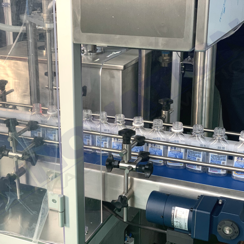 Full Automatic cosmetic cream production line with filling capping labeling 