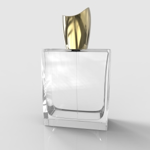 Zamac cover Rectangle 100ml Perfume Bottle KPB136