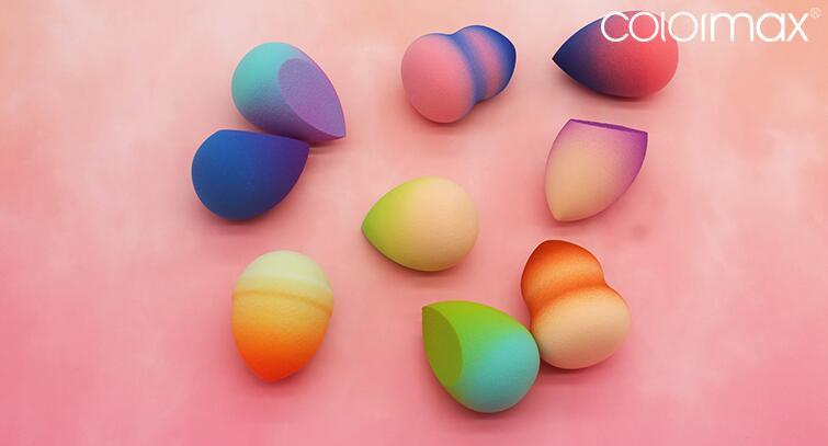 Ombre makeup blender color for cosmetic