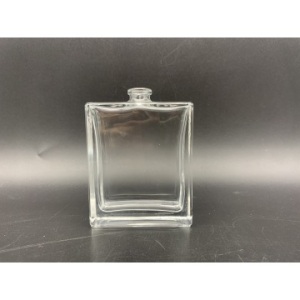 60ml clear square glass bottle for mens spray