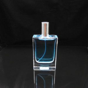 60ml clear square glass bottle for mens perfume