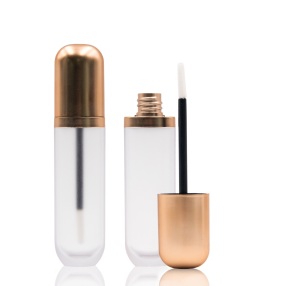 Clear plastic makeup bottle liquid lipstick packaging
