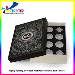 Custom Lid and Base Cardboard Paper Box for Cosmetic Packaging