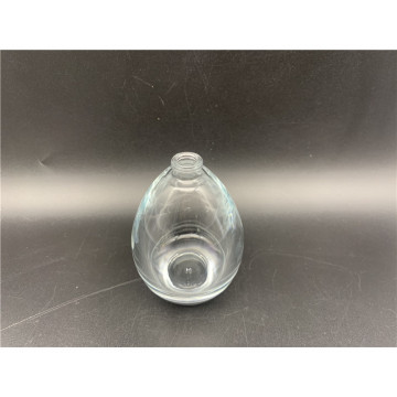 100ml big water drop transparent perfume bottle with PMMA cap
