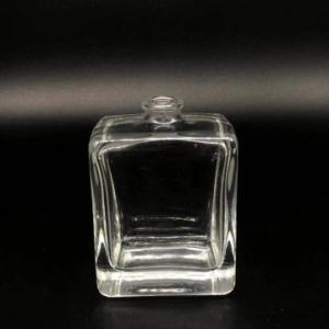100ml square transparent empty glass perfume bottle