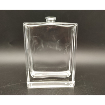 100ml clear square glass perfume bottle
