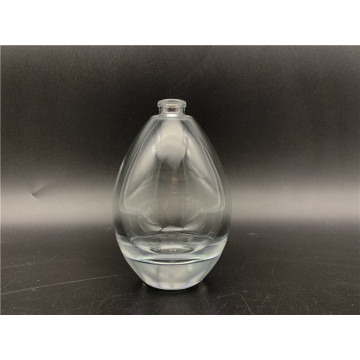 100ml big water drop transparent perfume bottle with PMMA cap