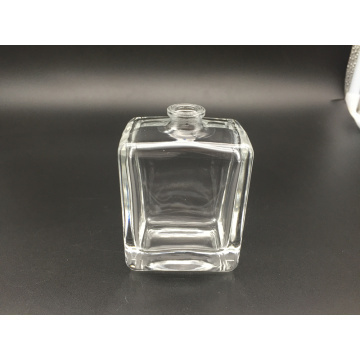 100ml square transparent empty glass perfume bottle