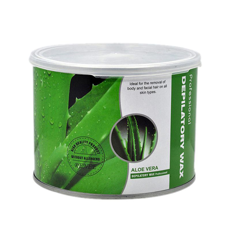 Aloe Vera Flavour Depilatory Hard Wax Hair Removal Cream 400g