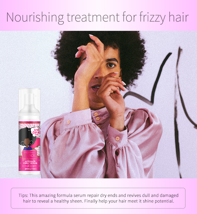 Everythingblack Sultfate Free Alcohol Free Organic Hair Serum For Curly Hair 