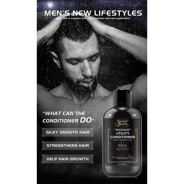 Everythingblack Moroccan Organic Men Sultfate Free Moisturize And Fresh Men Hair Conditioner