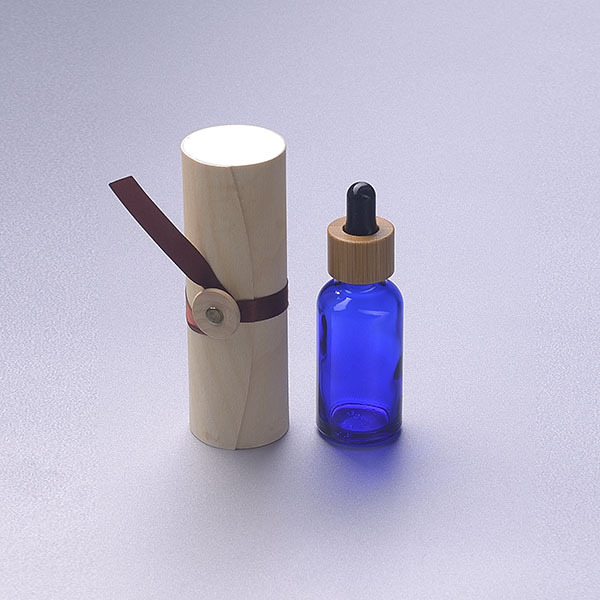 Eco-friendly custom wooden box with logo for glass bottles 