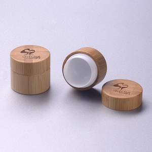 Bamboo cosmetic jars(inner PP)