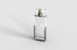 110ml Square Perfume Oil Glass Bottle With Surlyn Cap OEM Production 