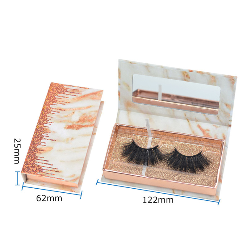 25MM 3D 5D Mink Eyelash Wholesale Private Label Eyelashes Packaging Eyelash Vendor Customized Boxes 