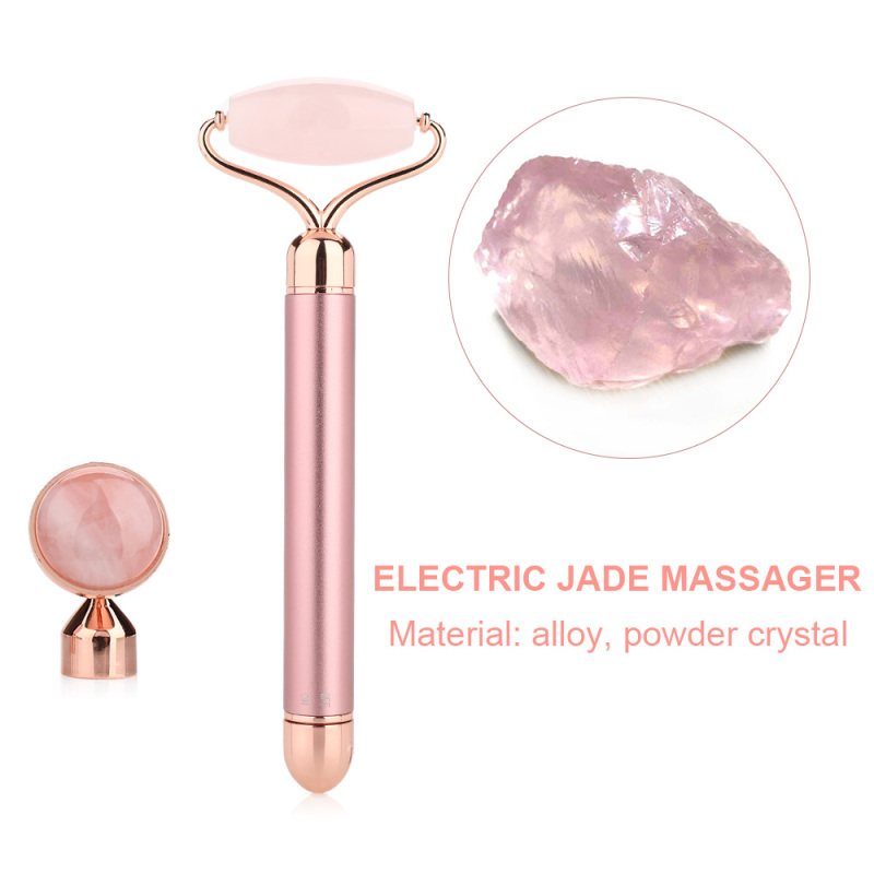 Electric Jade Massager Roller Massage Facial Thinning Face Wrinkle Lifting Firming V Face Home Beauty Instrument